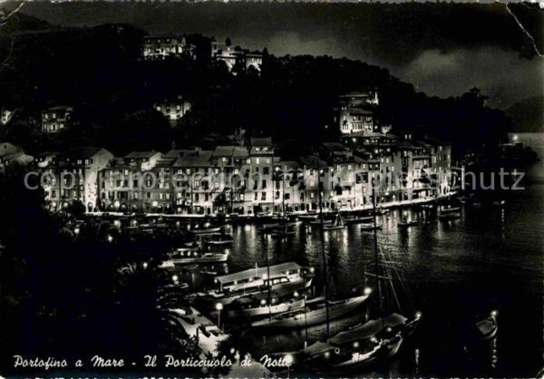 Portofino Liguria Il Porticciulo di Notte