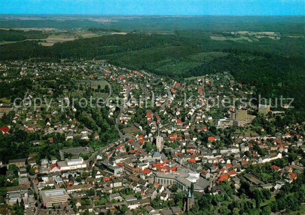 Menden Sauerland Fliegeraufnahme