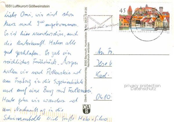 Goessweinstein Schloss – Bild 2
