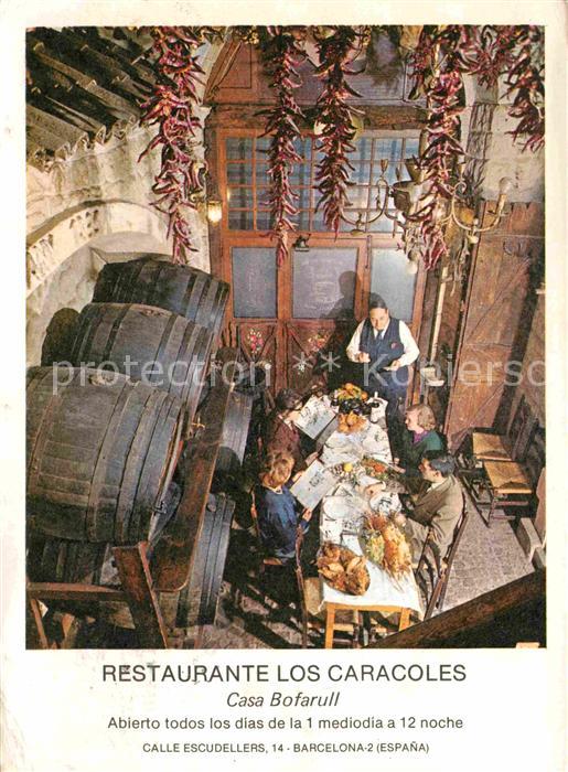 Barcelona Cataluna Restaurante Los Caracoles Casa Bofarull