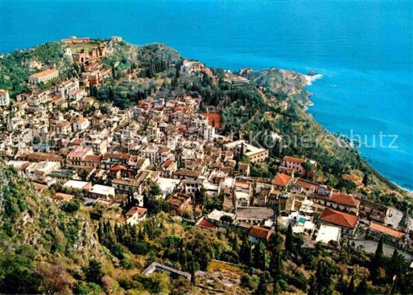 Taormina Sizilien Fliegeraufnahme