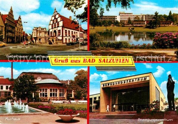 Bad Salzuflen Giebelhäuser Rathaus Lipperlandklinik K