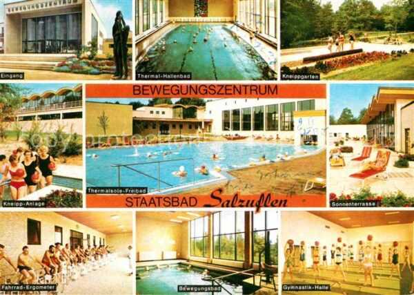 Bad Salzuflen Staatsbad Eingang Thermal Hallenbad Kne
