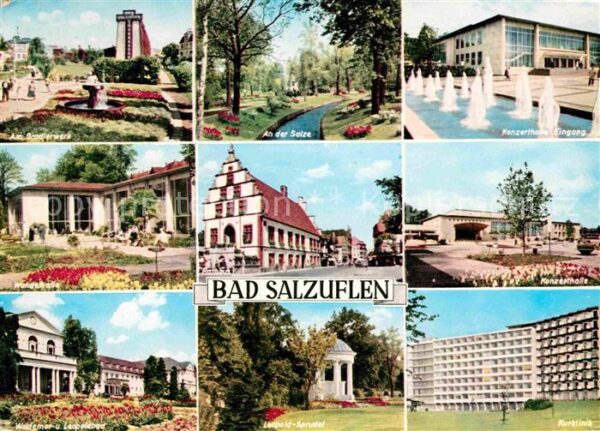 Bad Salzuflen Gradierwerk An der Salze Konzerthaus Wa