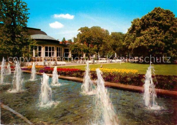 Bad Salzuflen Fontänen und Kurhaus