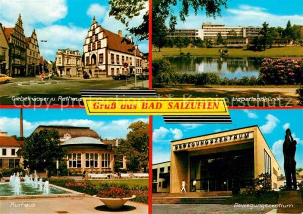 Bad Salzuflen Giebelhäuser Rathaus Lipperlandklinik K