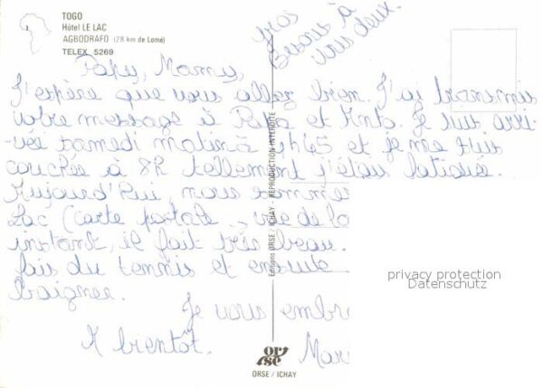 Togo Hotel de Lac Togo Agbodrafo – Bild 2