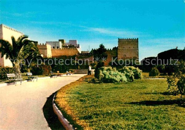 Sfax Tunesie Jardins au pied des remparts