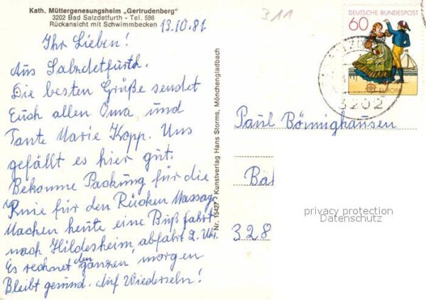 Bad Salzdetfurth Kath Müttergenesungsheim Gertrudenberg – Bild 2