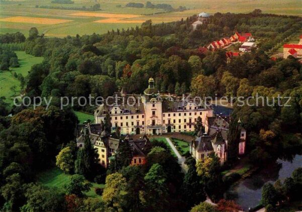 Bueckeburg Schloss und Mausoleum Fliegeraufnahme