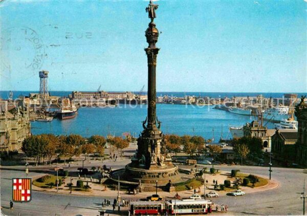Barcelona Cataluna Monumento a Cristobal Colon