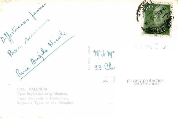 Valencia Valenciana Tipos Regionales en la Albufera – Bild 2