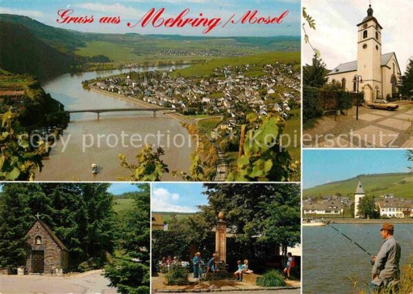 Mehring Mosel Fliegeraufnahme Kapelle Brunnen Kirche