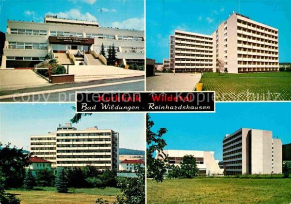 Bad Wildungen Kurklinik Wildetal Teilansichten