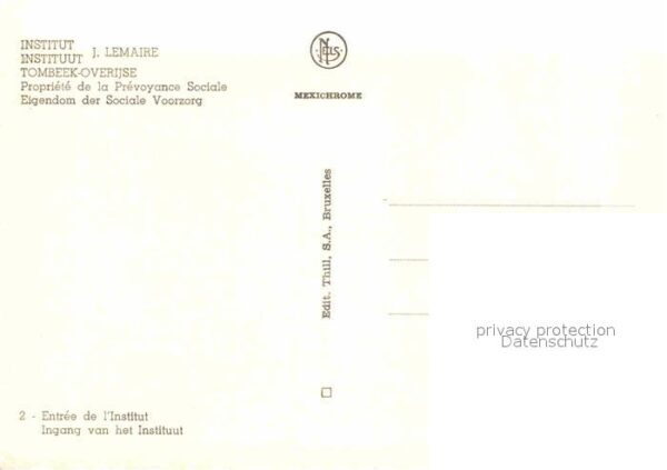 Overijse Institut J Lemaire – Bild 2
