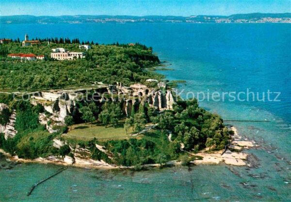 Sirmione Lago di Garda Fliegeraufnahme