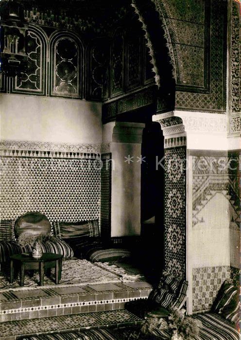 Fes Fez Maroc Hotel Palais Jamal Salon du 1e etage