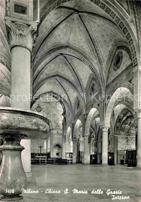 Milano Chiesa S Maria delle Grazie Interno