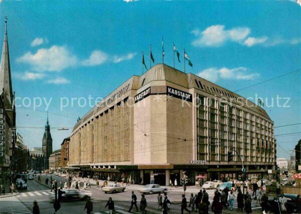 Hamburg Mönckebergstrasse Karstadt Haus