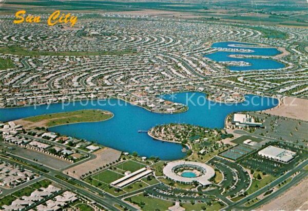 Sun City Arizona Fliegeraufnahme