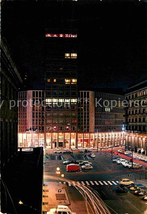 Milano Piazza Diaz Notturno