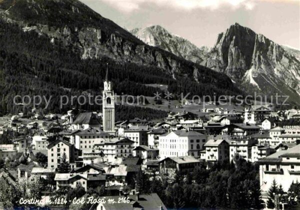 Cortina d Ampezzo mit Col Rosa