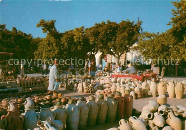Jerba Marche de poterie a Houmt Souk