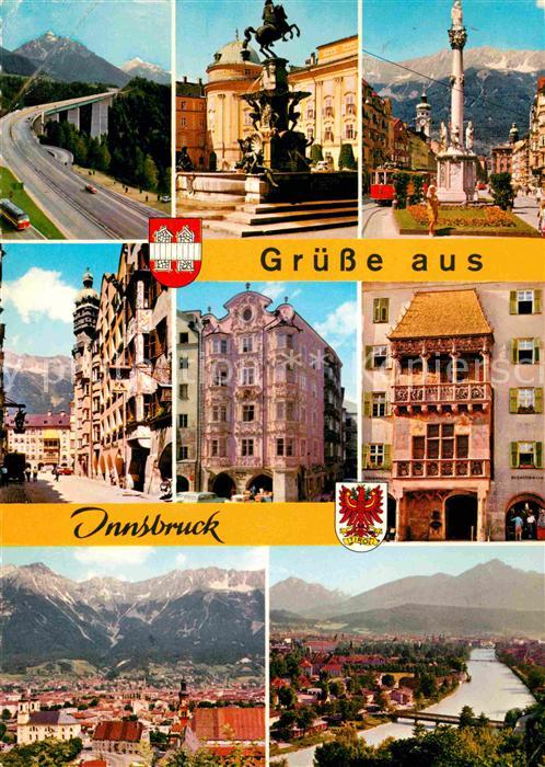 Innsbruck Europabrücke Hofburg Annasäule Herzog F