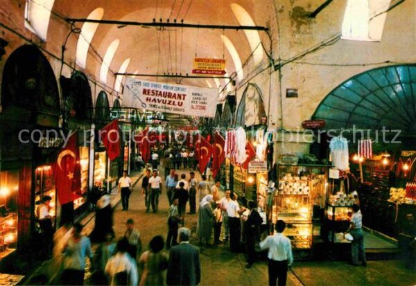 Istanbul Constantinopel Kapali Carsi Covered Grand Bazaar