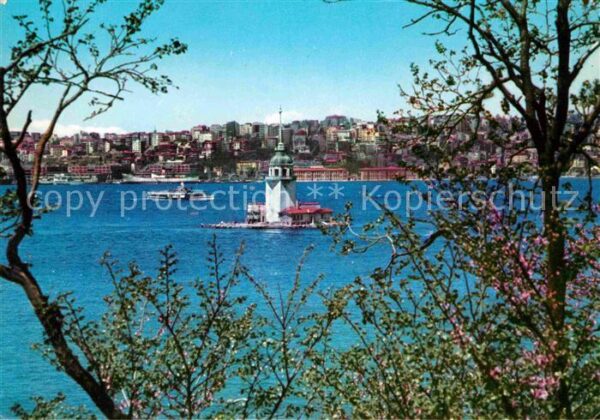 Istanbul Constantinopel The tower of Leander in Spring