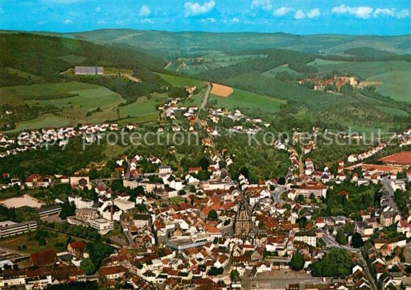 St Wendel Fliegeraufnahme mit Missionshaus und Bo