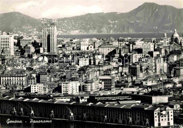 Genova Genua Liguria Panorama