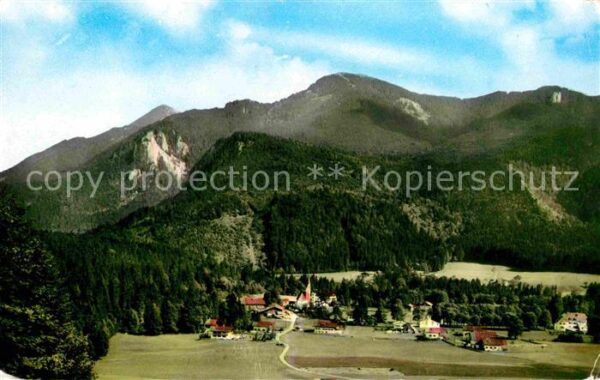 Bad Kreuth Gesamtansicht Kurort Bayerische Alpen
