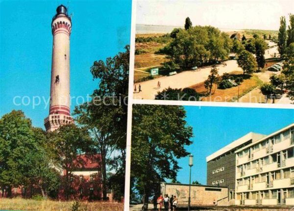 Swinoujscie Swinemuende Latarnia morska Promenade nadmorska Dom