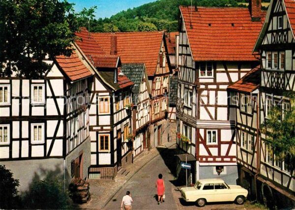 Bad Orb Kirchgasse Fachwerkhäuser