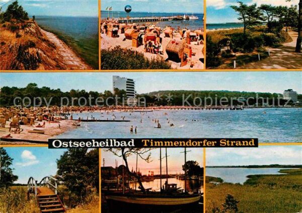 Timmendorfer Strand Ostseeheilbad Strand Promenade Fischkut
