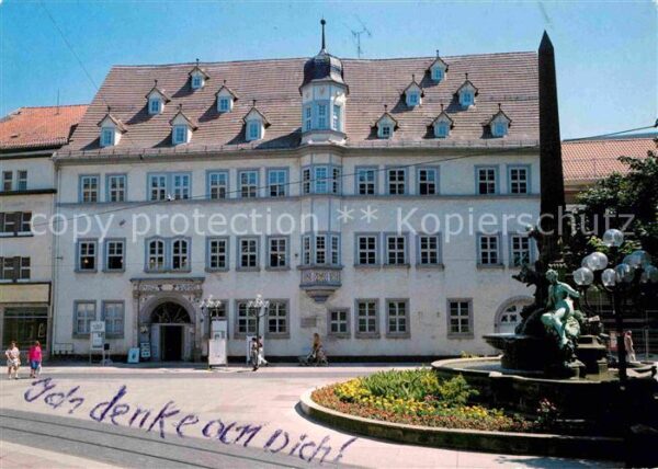 Erfurt Haus Dacheröden am Anger Brunnen