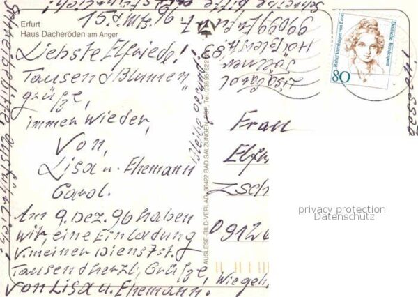 Erfurt Haus Dacheröden am Anger Brunnen – Bild 2