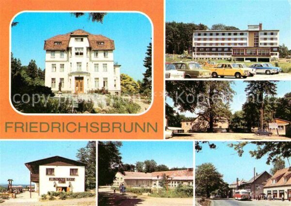 Friedrichsbrunn Harz Sanatorium FDGB Bettenhaus Ferienheim B