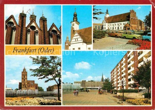 Frankfurt Oder Rathaus Marienkirche Hotel Stadt Frankf