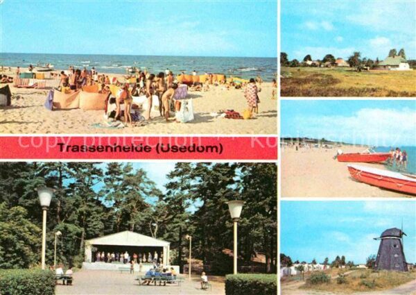 Trassenheide Usedom Strand Musikpavillon Strand Mühle Jugen