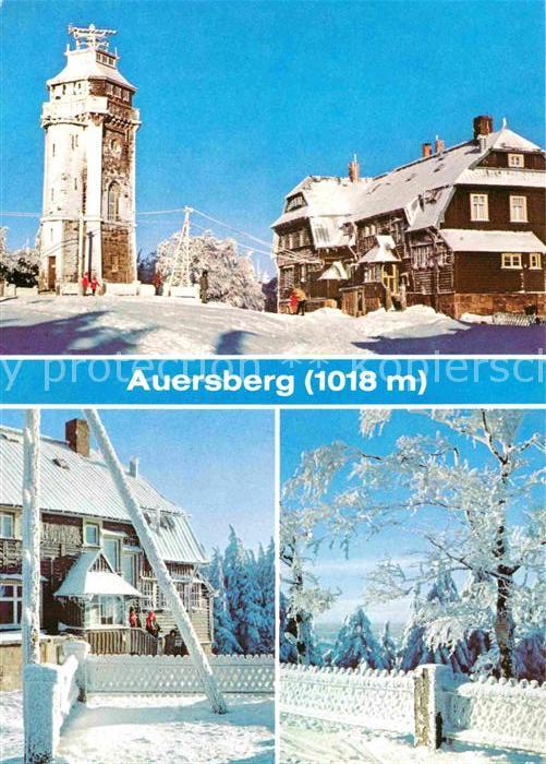 Auersberg Wildenthal Berghotel Gasthaus Aussichtsturm Winter