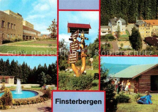 Finsterbergen FDGB Erholungsheim Wilhelm Pieck Wegwei