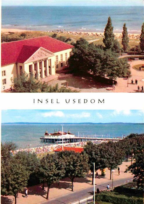 Insel Usedom Heringsdorf Kulturhaus Ahlbeck Seebrück