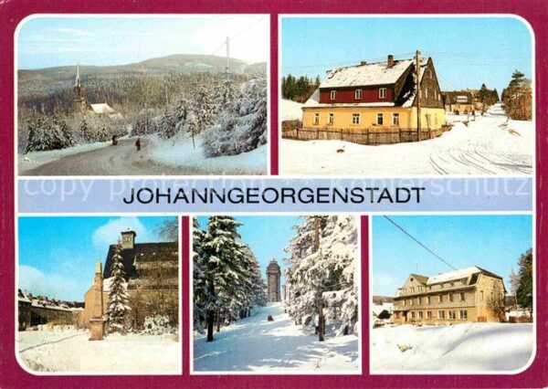 Johanngeorgenstadt Blick zum Blatensky CSSR OT Steinbach P