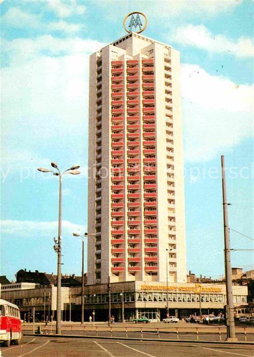 Leipzig Wohnhochhaus Wintergartenstrasse Restau