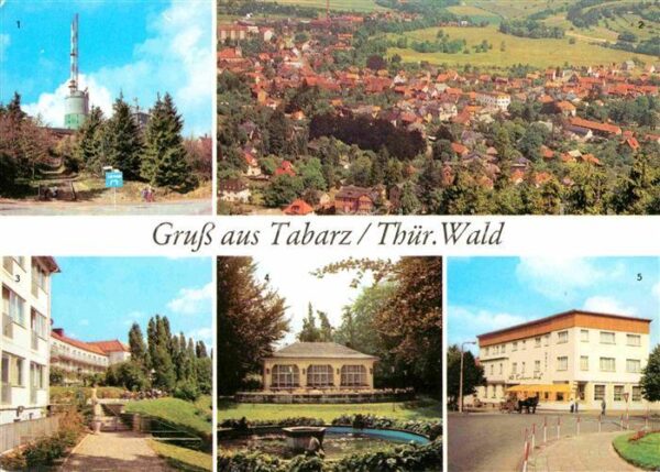 Tabarz Grosser Inselsberg Zimmerberg FDGB Erho