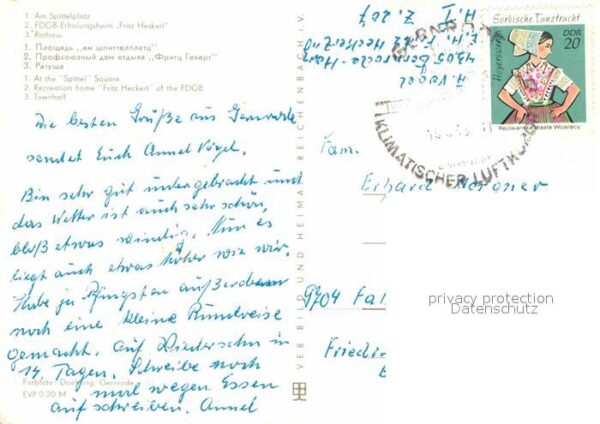 Gernrode Harz Spittelplatz FDGB Erholungsheim Frith H – Bild 2