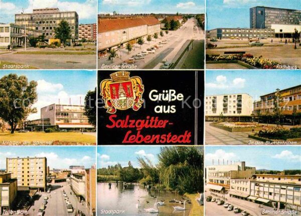 Lebenstedt Staatsbank Berliner Strasse Rathaus Anl