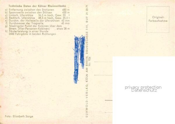 Koeln Rhein Rheinseilbahn – Bild 2